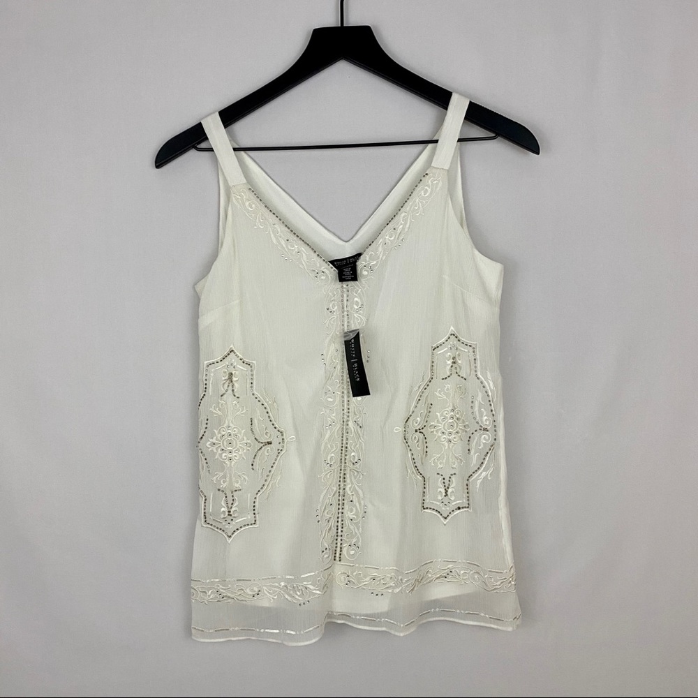 WHBM Glam Embellished Blouse